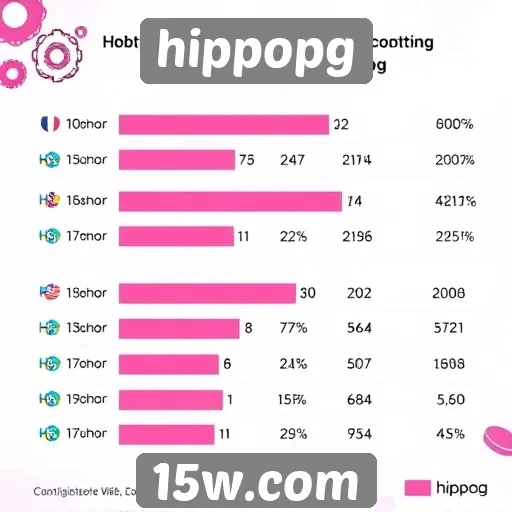 Estatísticas de usuários ativos no hippopg