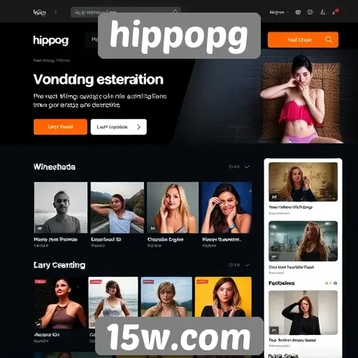 novidades na interface do site hippopg