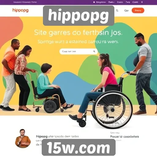 Acessibilidade e inclusão no site Hippopg